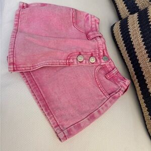 Pink Denim Women's Shorts